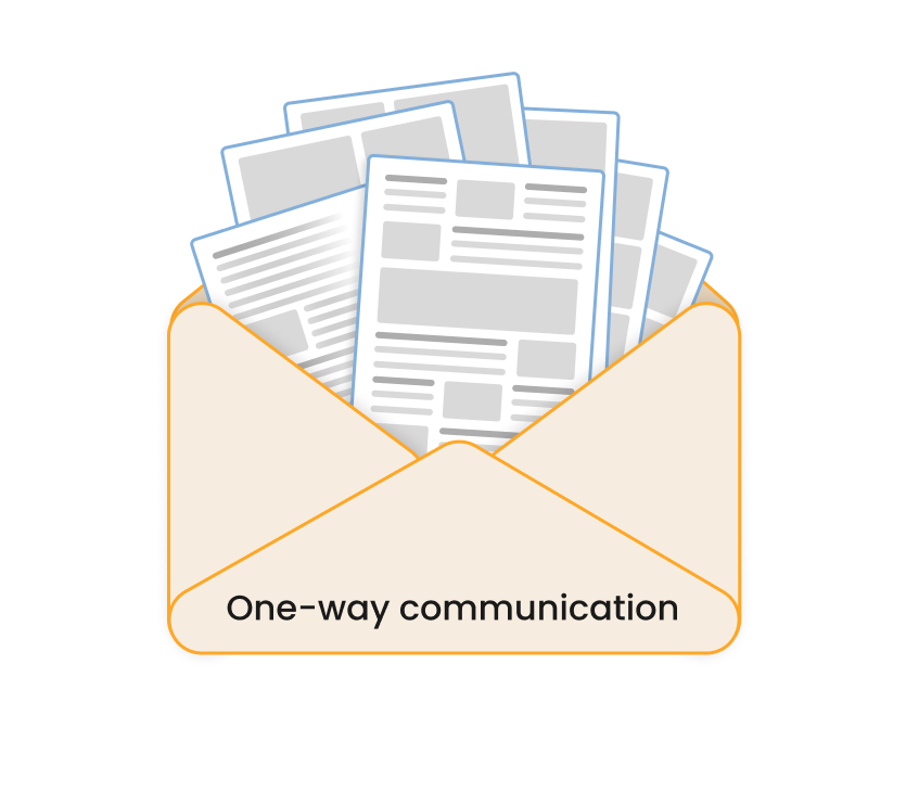 One-way communication